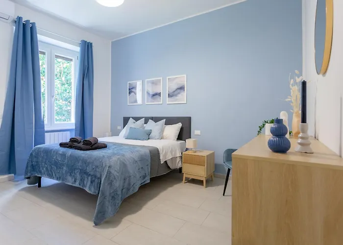 Blue Soul Flat - Near Trastevere With Easy Transport To Center - By Homes Апартаменты Рим
